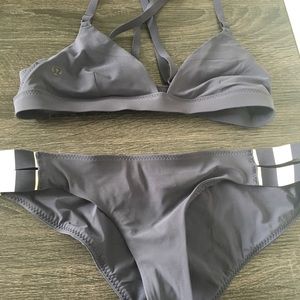 Lululemon Swimsuit Navy Blue Size 4